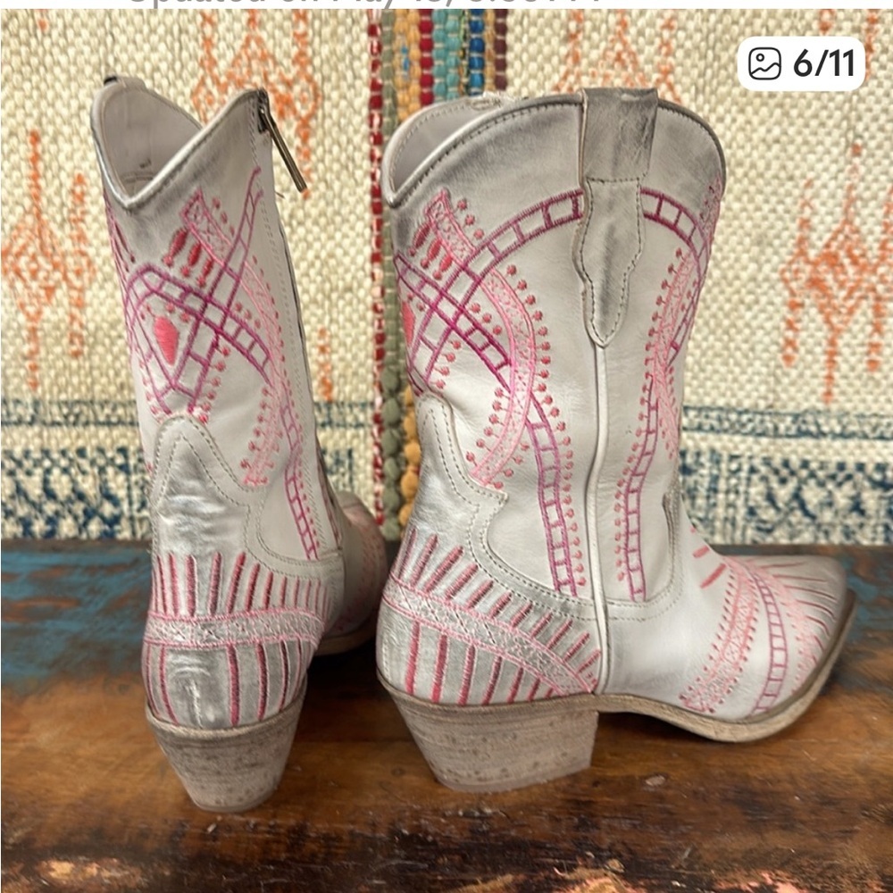 Marco Delli “The Italian Cowboy”, Solaria Boots by Sundance, gray multi, NIB, 39 - Picture 13 of 15
